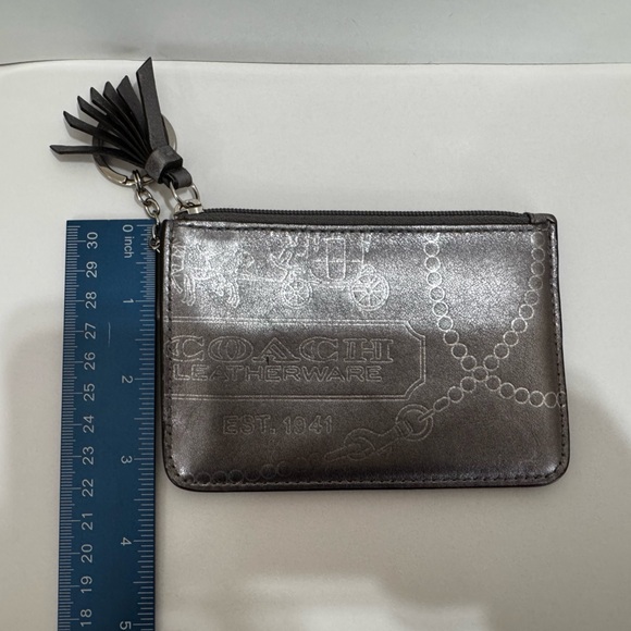 Coach Leatherware Black Keychain Wallet - Picture 6 of 7